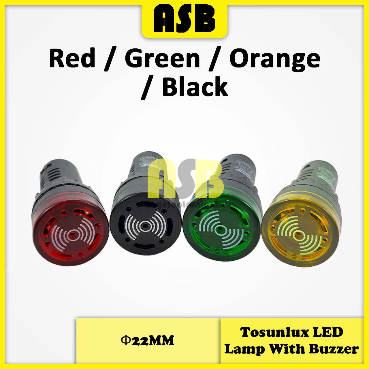 (1pc) Tosunlux LED Lamp with Buzzer Ф22MM ( AC240V )