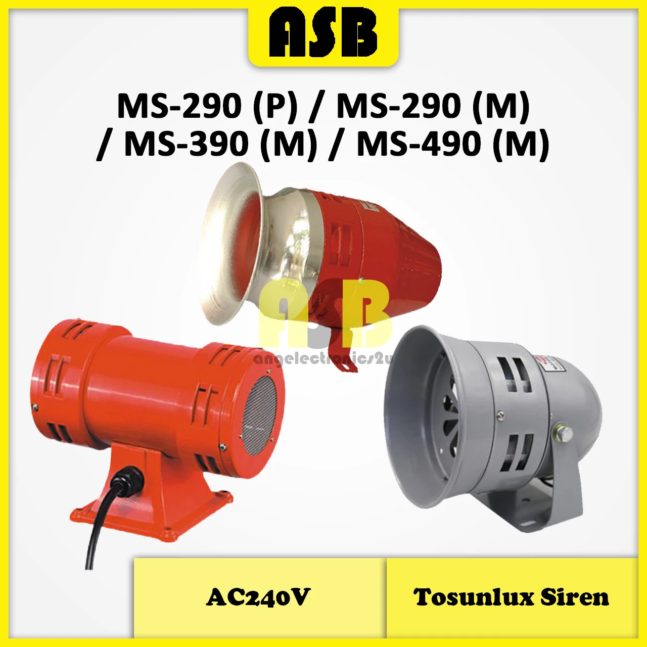 (1pc) Tosunlux Buzzer / Siren AC240V