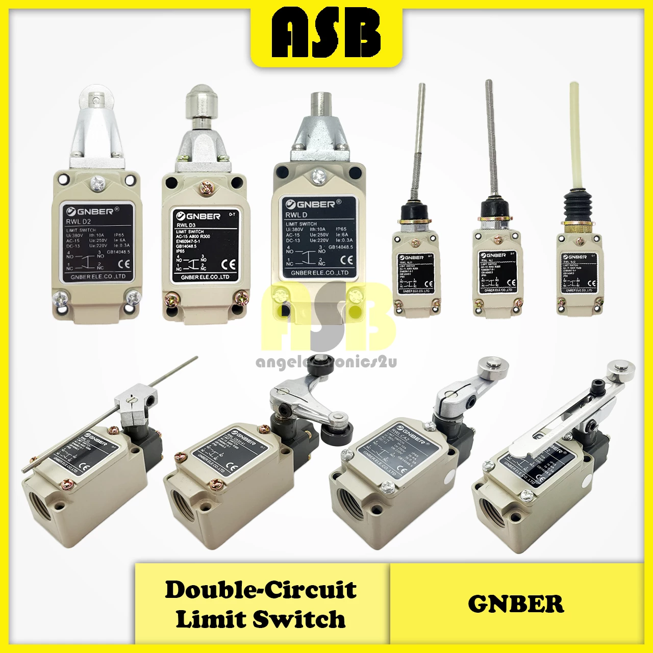 (1pc) GNBER RWL Double-circuit Limit Switch