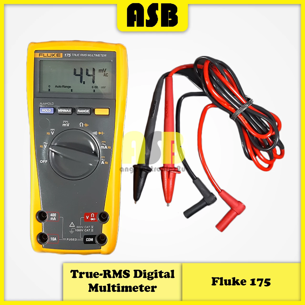 (1pc) Fluke 175 True-RMS Digital Multimeter (362005017)