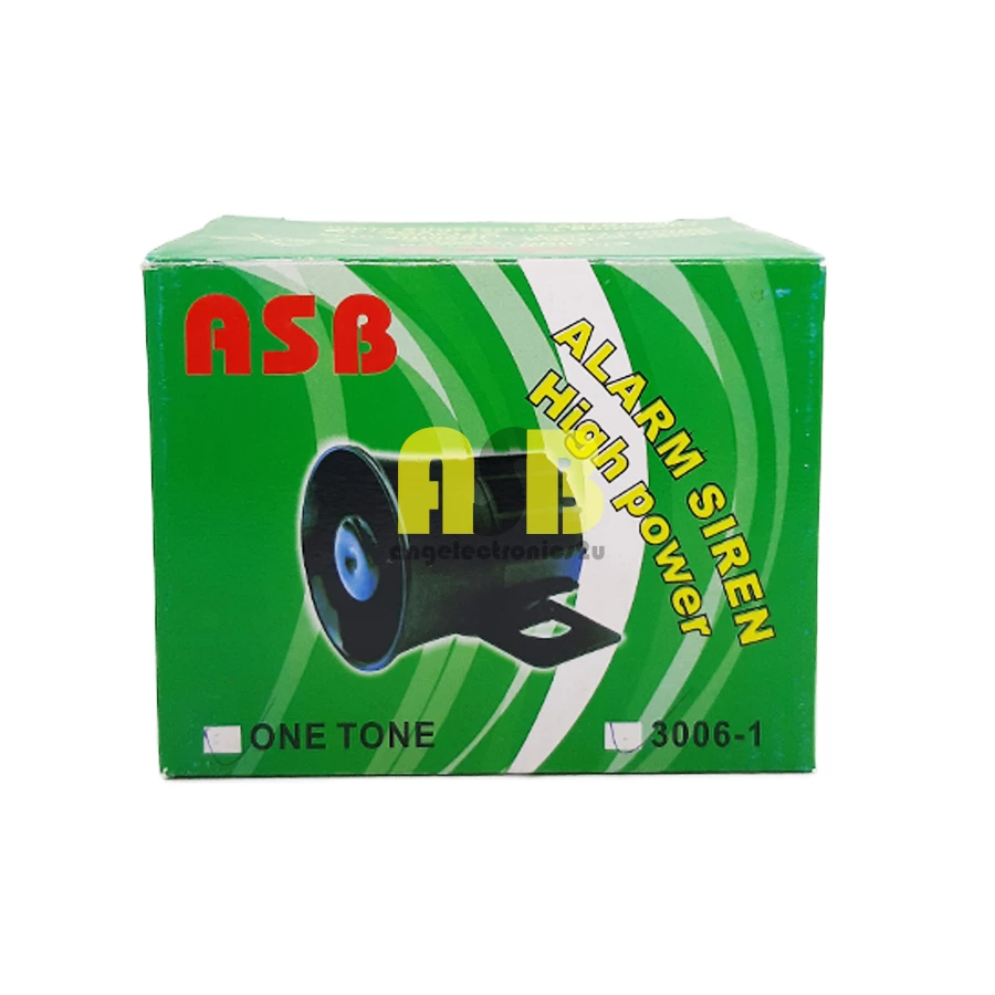 1 Tone Siren (ASB) (ADX-3006-1) DC 12V 20W (548002043)