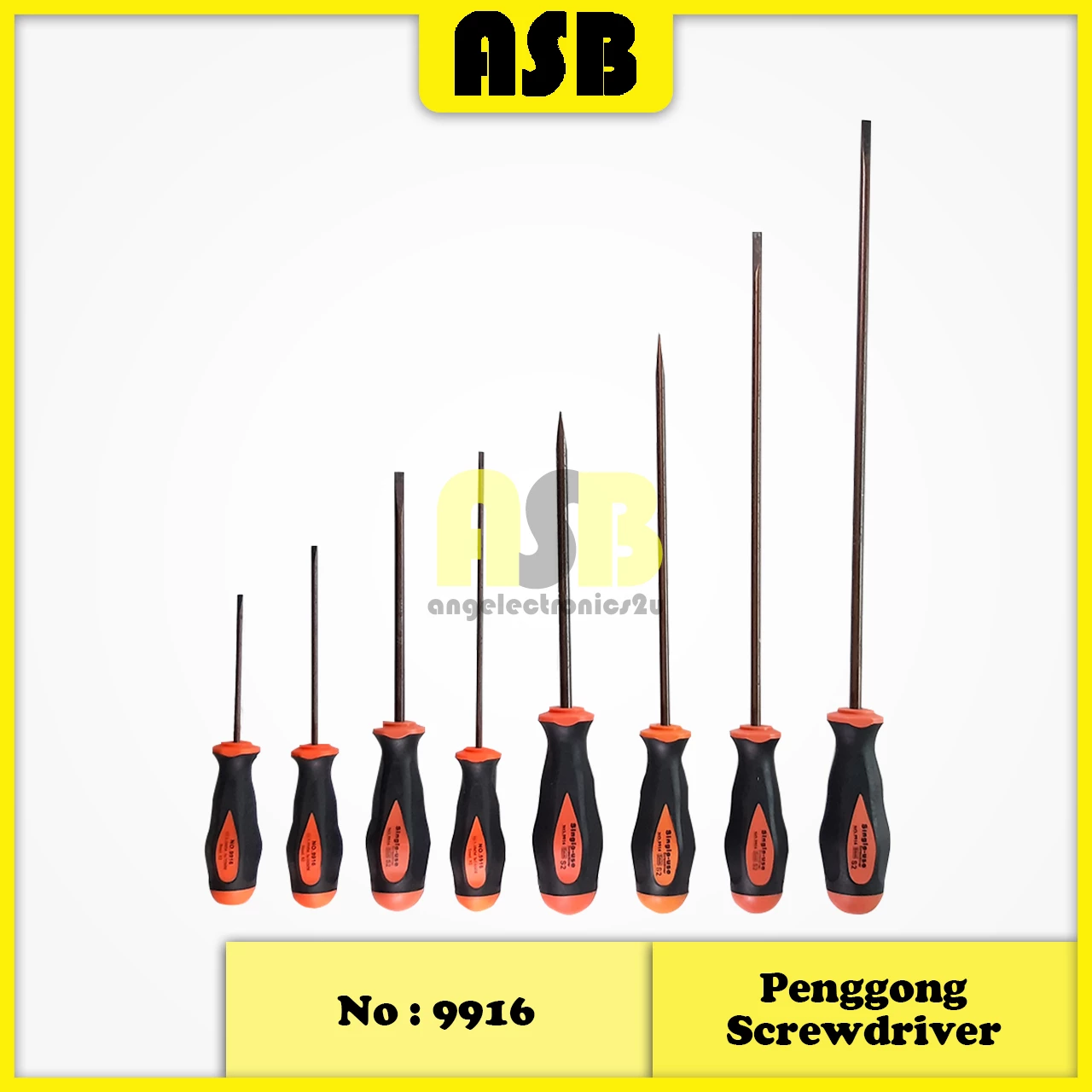 PENGGONG Screwdriver Flat Head Tip ( - ) ( Red )