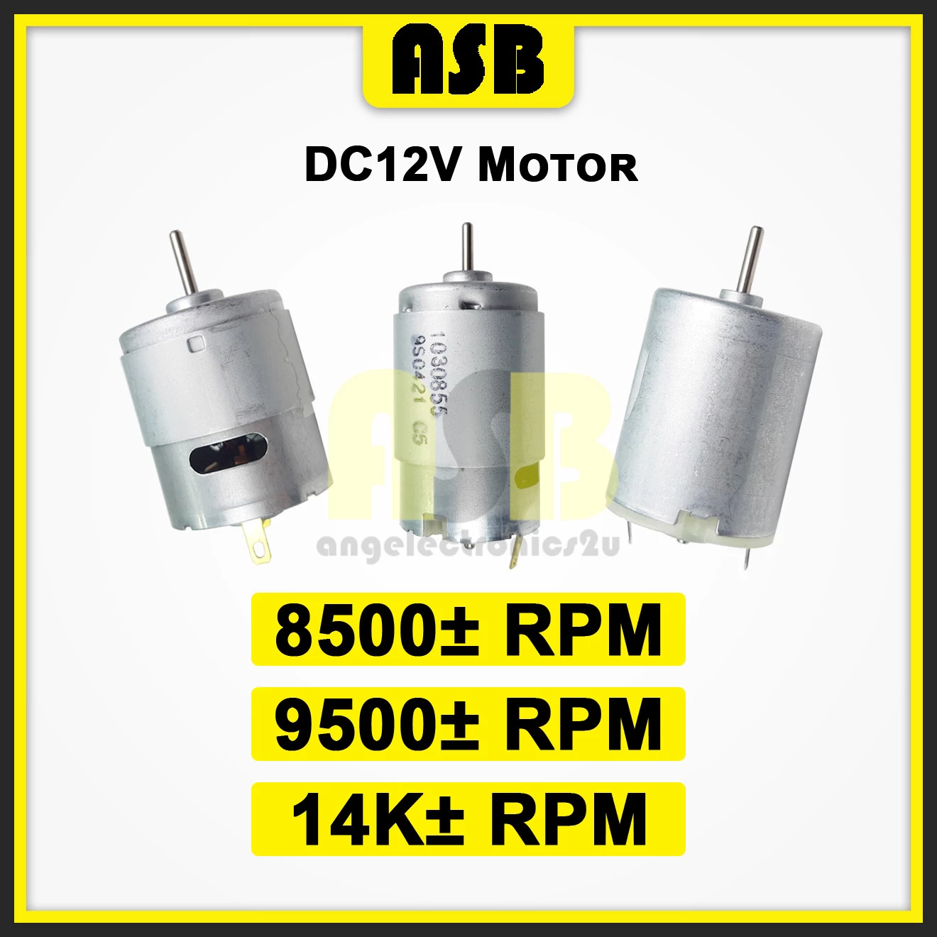(1pc) DC Motor DC12V ( 365 / 280 / 1030855 )