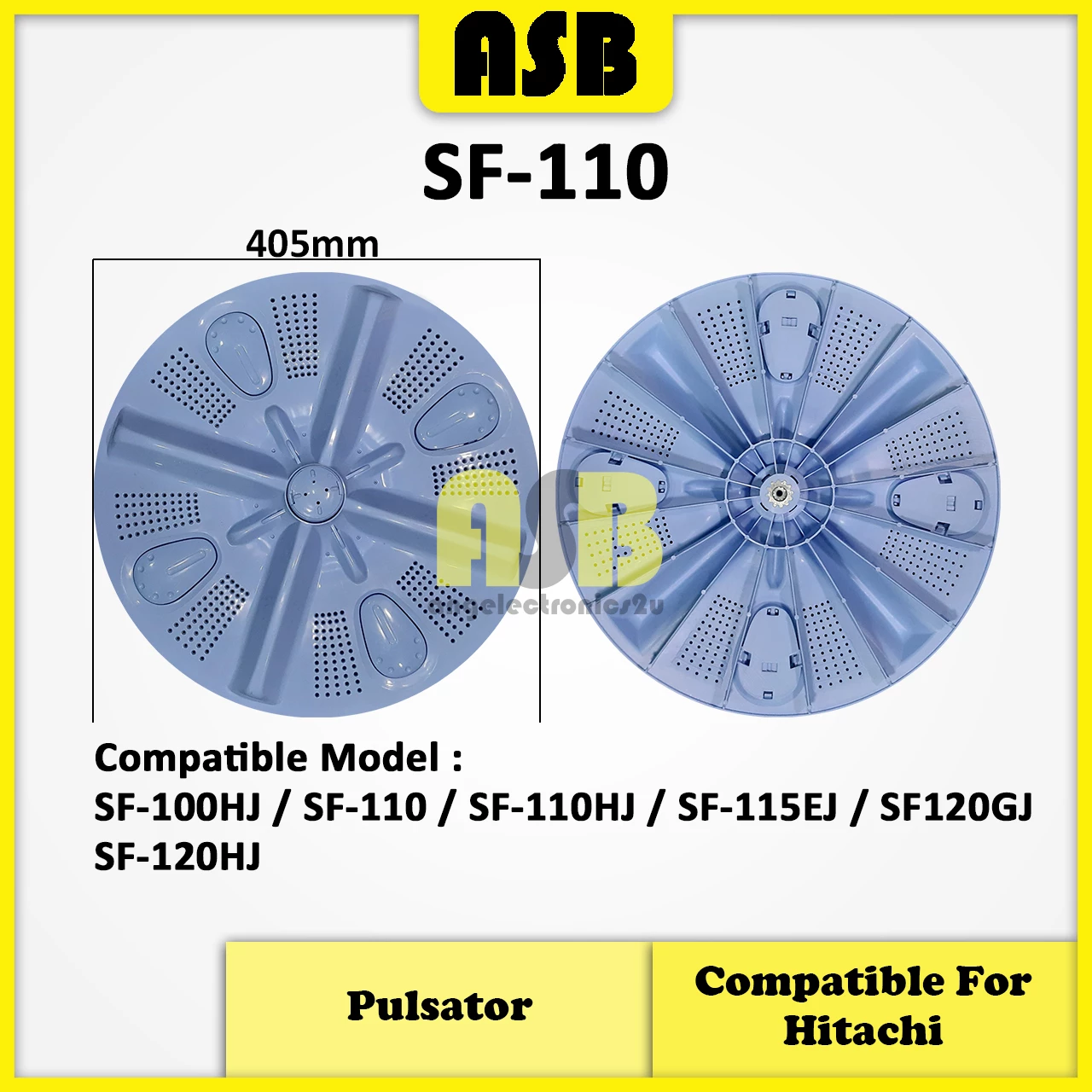 (1pc) ( Compatible : HITACHI ) Washing Machine Pulsator