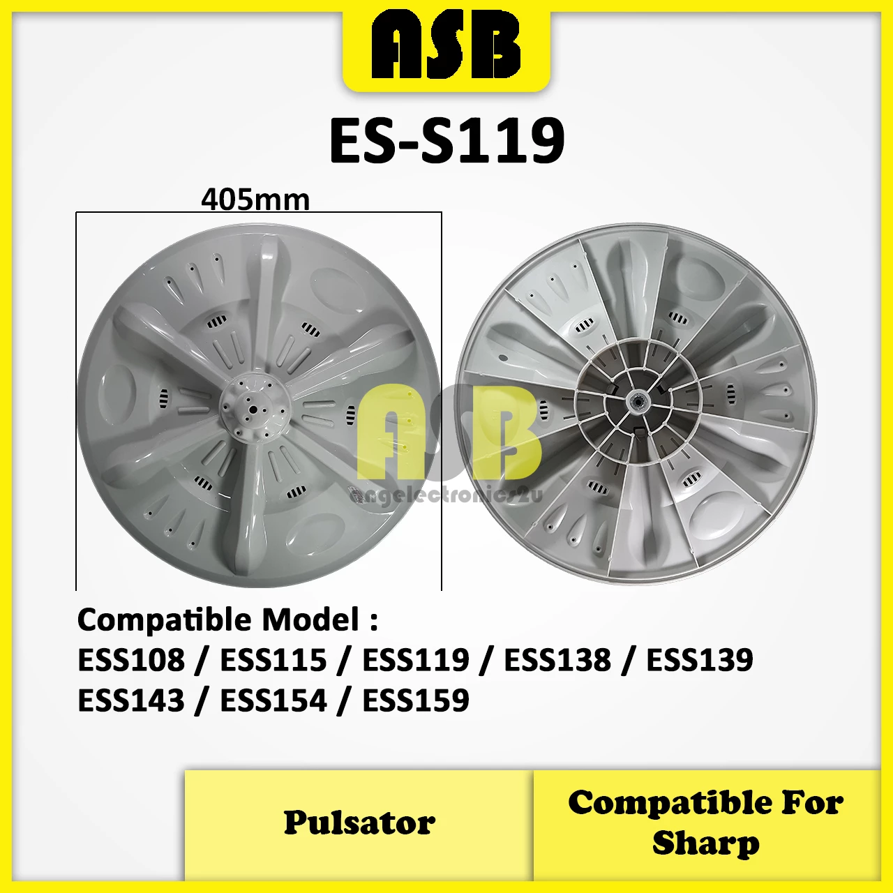 (1pc) ( Compatible : SHARP ) Washing Machine Pulsator