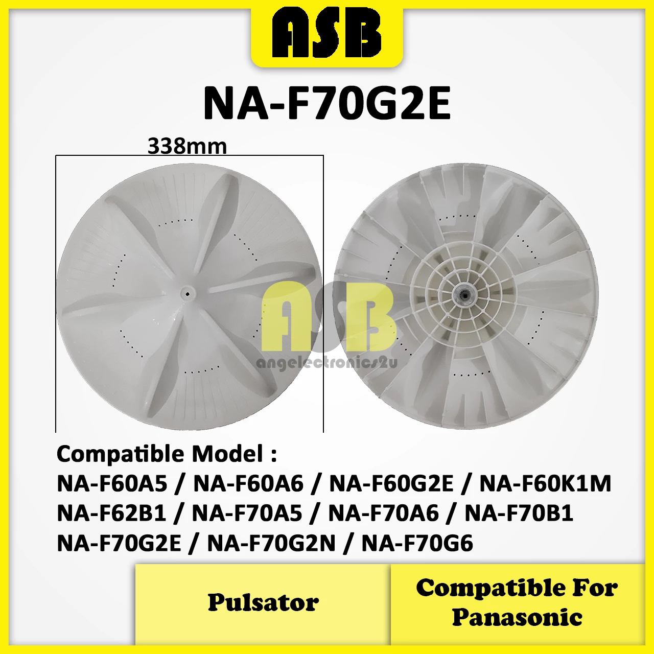 (1pc) ( Compatible : PANASONIC ) Washing Machine Pulsator