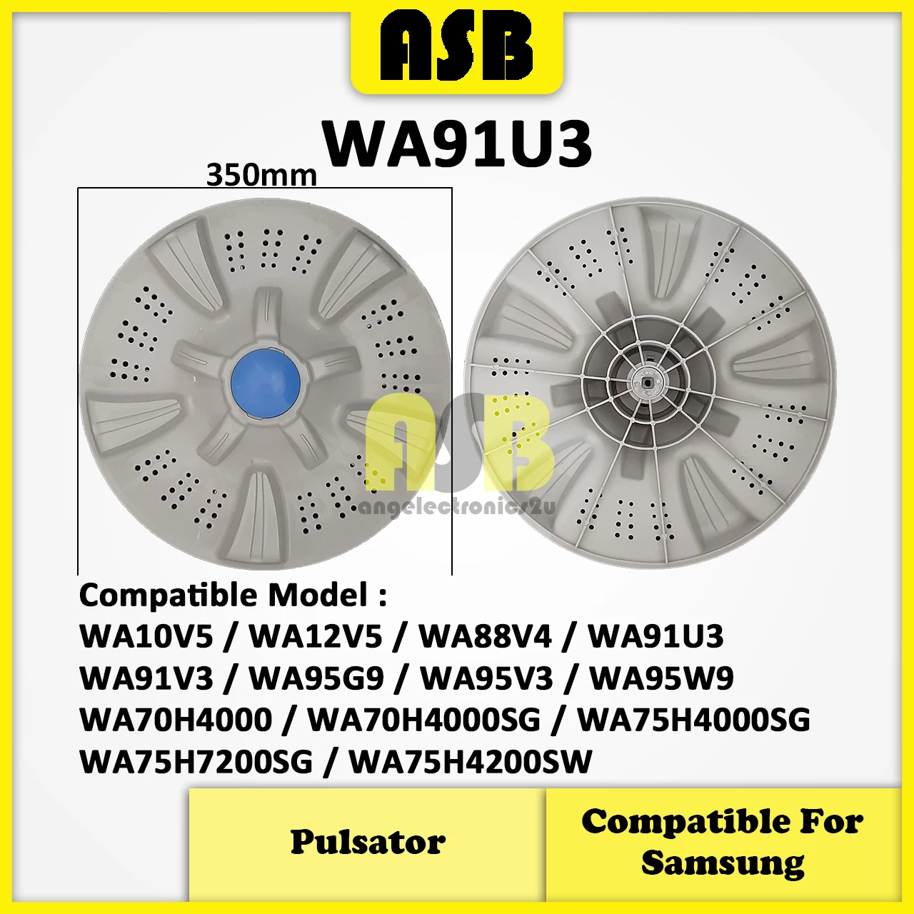 (1pc) ( Compatible : SAMSUNG ) Washing Machine Pulsator