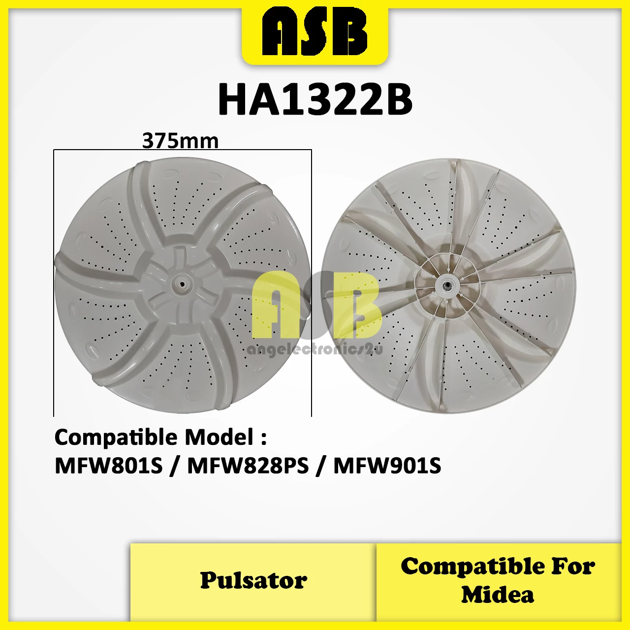 (1pc) ( Compatible : MIDEA ) Washing Machine Pulsator