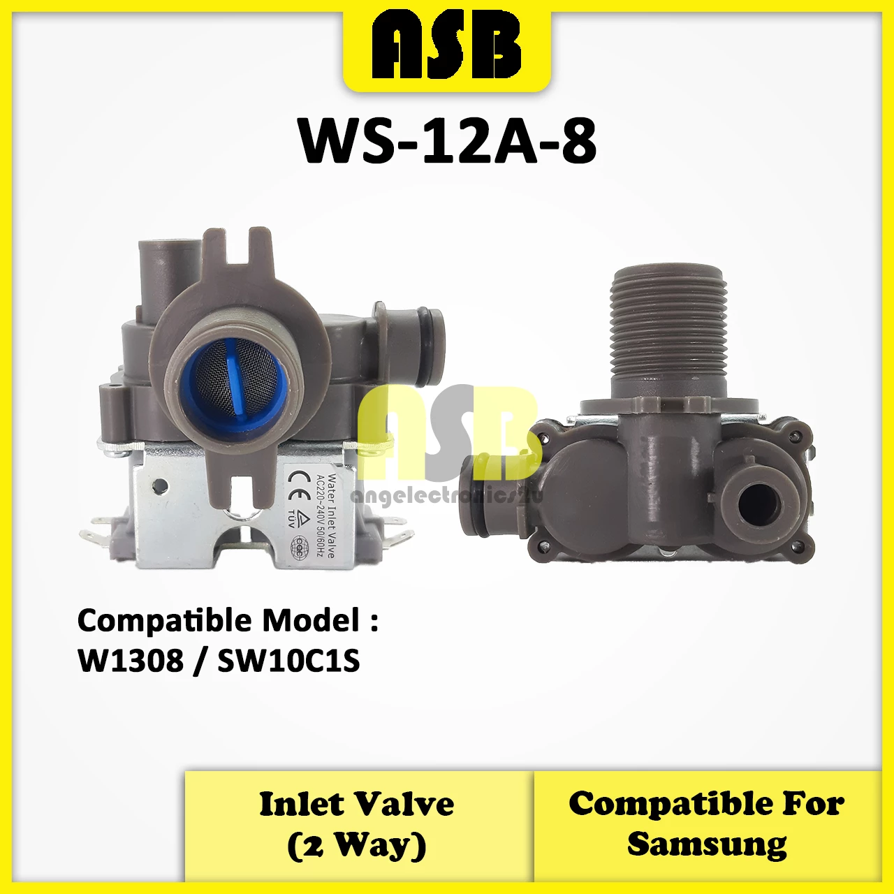 (1pc) ( Compatible : SAMSUNG ) Washing Machine Water Inlet Valve  / Injap Masuk Air